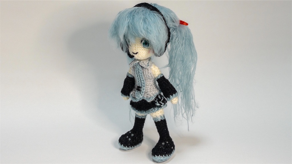初音ミク16thAnniversary あみぐるみ初音ミクあみぐるんでみた - 六連