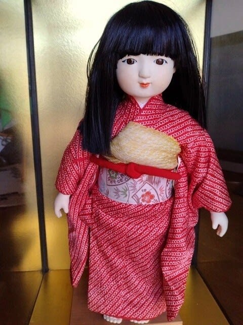 市松人形着物 日本人形 かわいい 市松人形 光龍斎二尺の娘 和ビスク