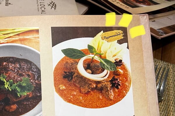 THE LOCAL（ザ ローカル） Bangkok バンコク menu メニュー 
 price 価格
