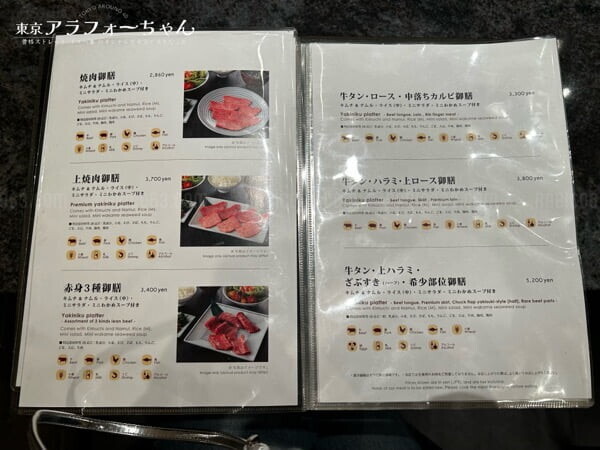 羽田空港 焼肉 チャンピオン メニュー