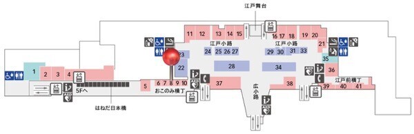 羽田空港 AGRO @フルーツパーラー 場所