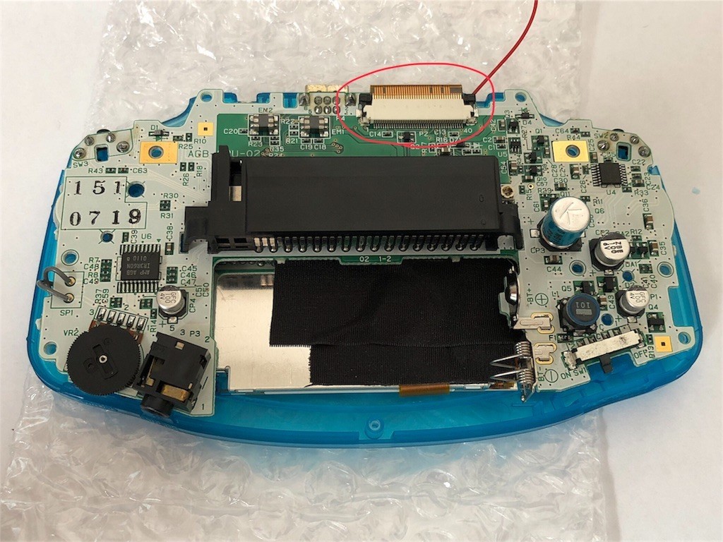 初代ゲームボーイアドバンスにバックライト液晶を実装する(40