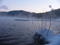 [長野][木崎湖]木崎湖-冬の水面