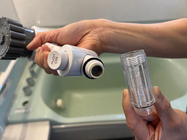ミラブルゼロで塩素を除去するトルネードスティック