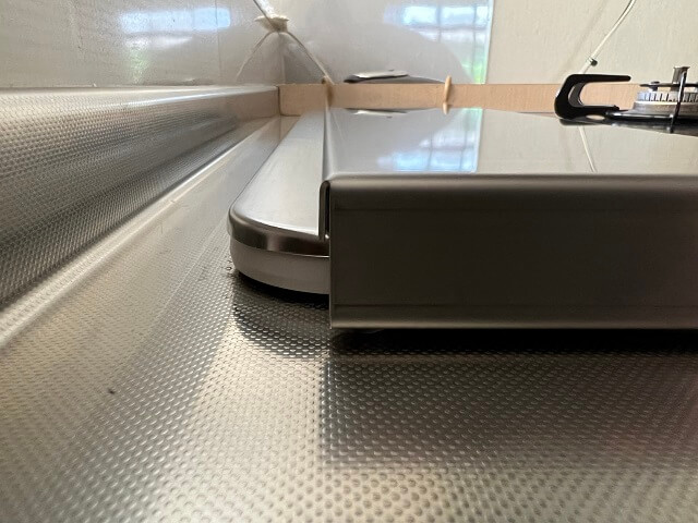 コンロ真横から見た図