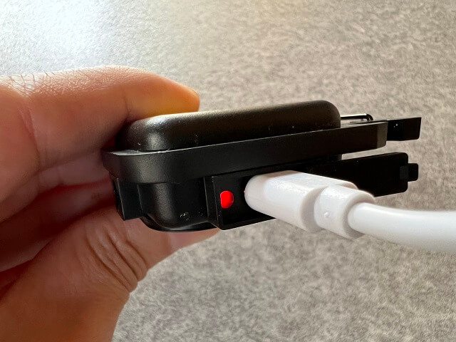 COBライトの充電が終ったところ