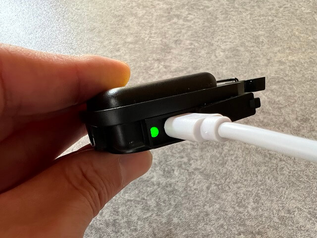 COBライトの充電中