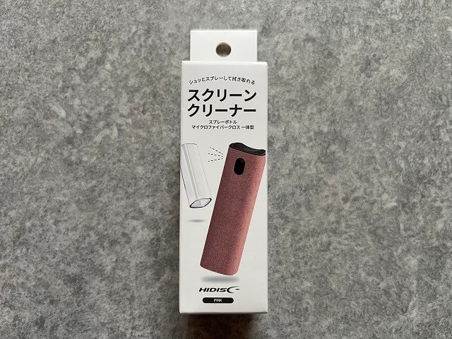 100均のダイソーで売っているスクリーンクリーナー（表面）