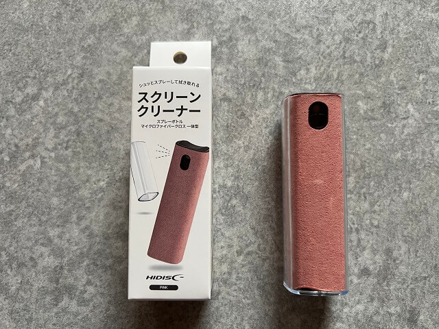 100均のダイソーで売っているスクリーンクリーナーの内容物