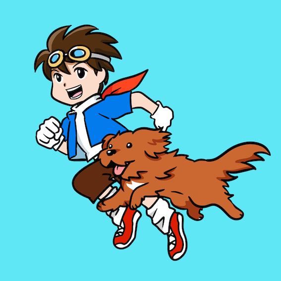 デジモン風のイラスト
