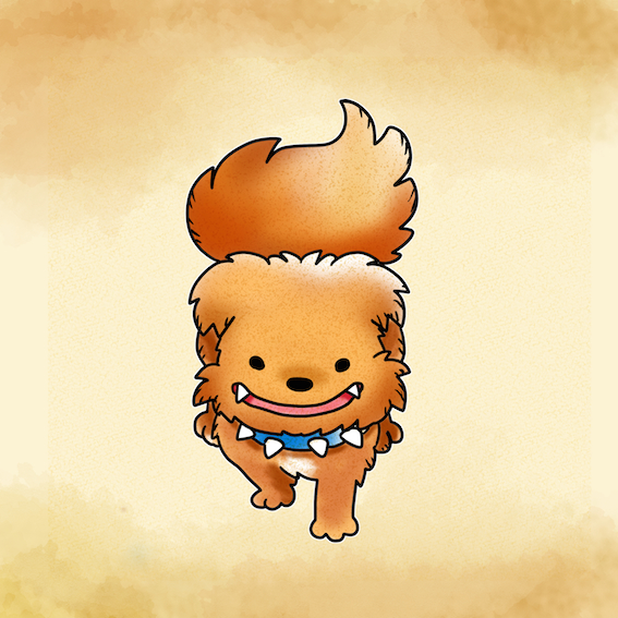 ドラゴンクエストのモンスター風イラスト
