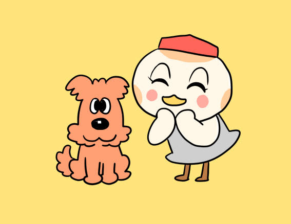 アンパンマン風のイラスト