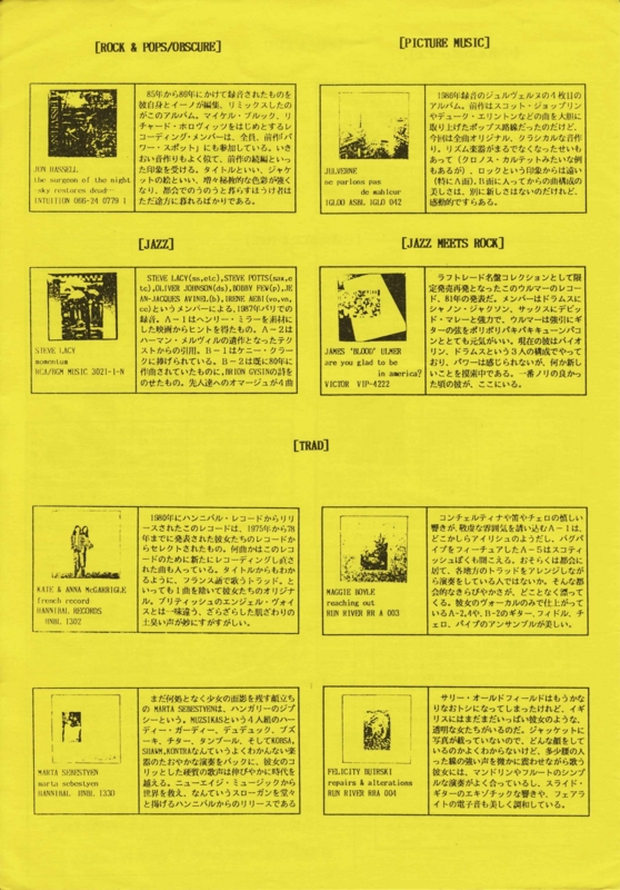 1988年2月20日 PH CLUB（パラレルハウス / NEW COLLECTION） -　p.7