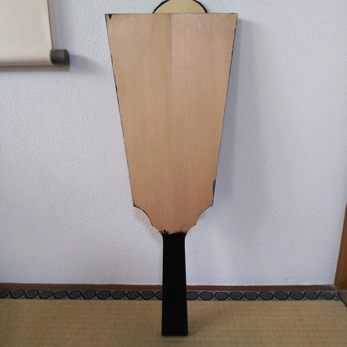 羽子板の裏側
