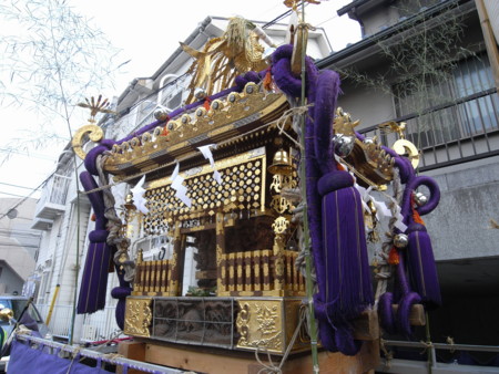 杉山神社秋季例大祭一日目の一