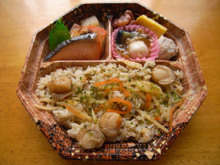 北海道ほたてご飯弁当