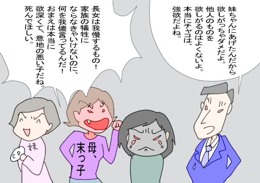 毒親の姉妹格差 長女差別 毒親育ちの子育て 本当の話