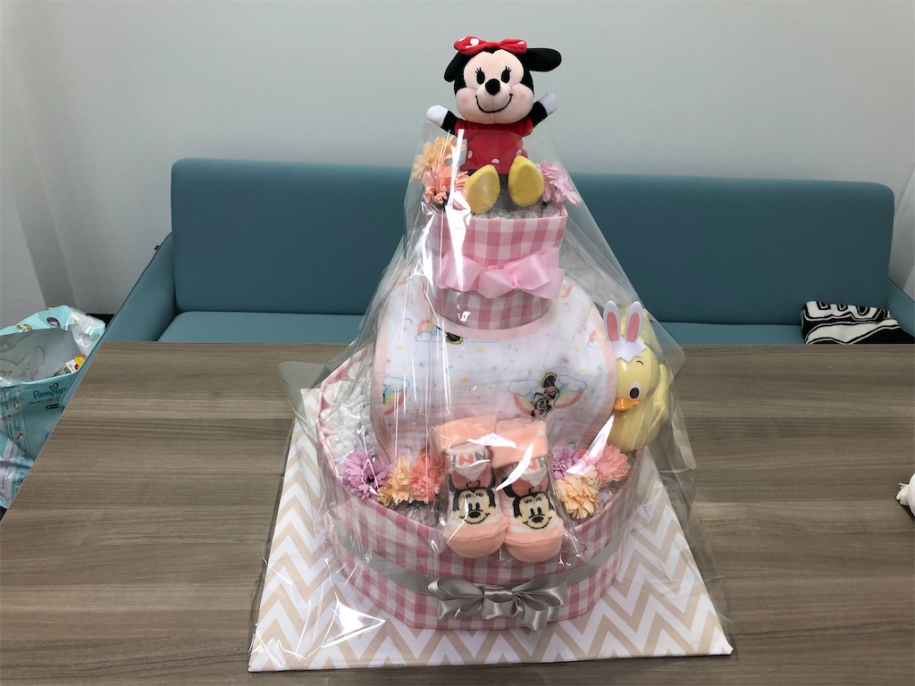 簡単おむつケーキの作り方 - 日曜日のなのはな