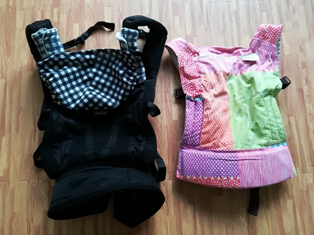 腰ベルトタイプの抱っこひも