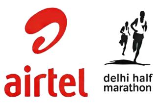 Airtel Delhi Half Marathonのロゴ