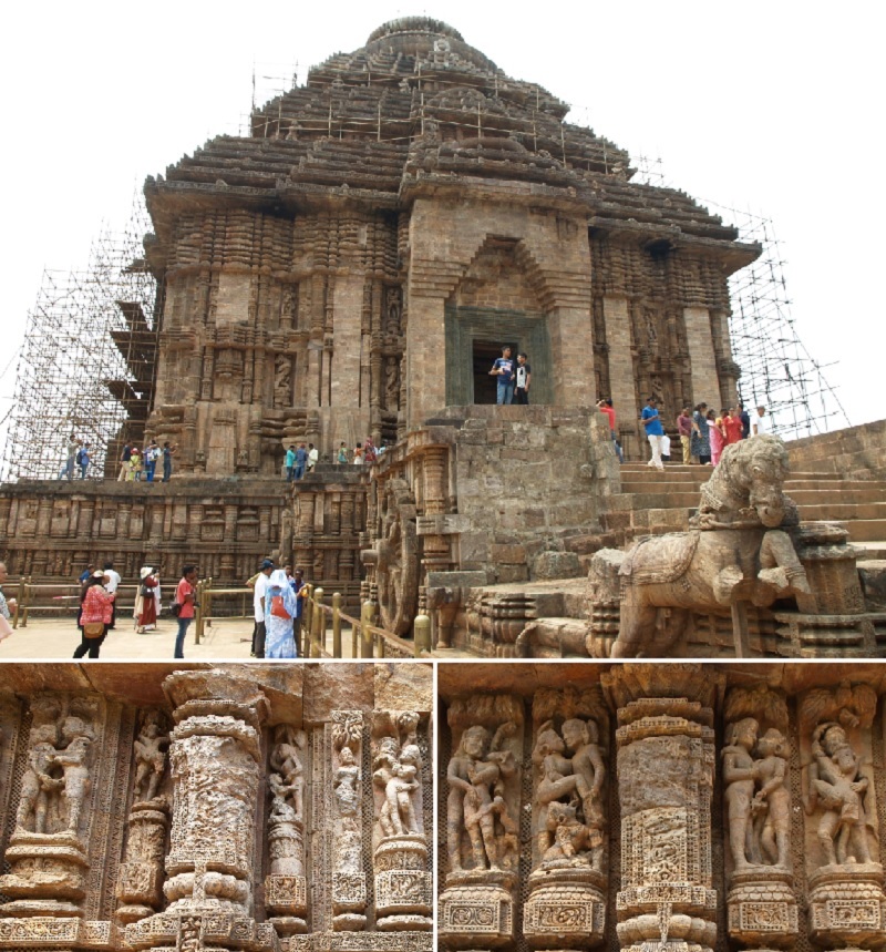 コナーラクのスーリヤ寺院(太陽寺院)
