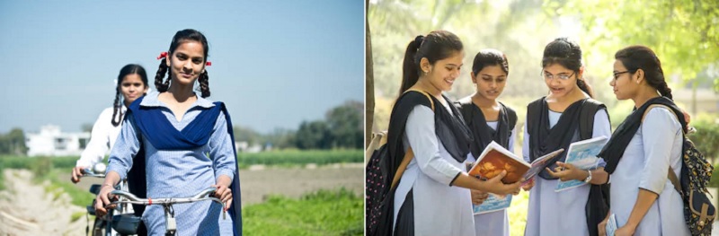 インドの女子学生の制服