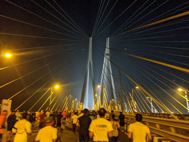 ムンバイマラソン最大の魅力のひとつ、シーリンク②