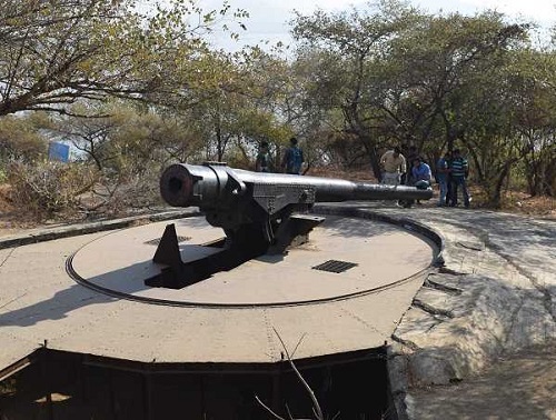 キャノン・ヒルにある大砲