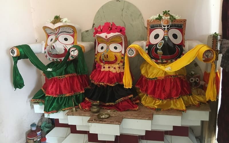 オリッサ州のジャガンナート像