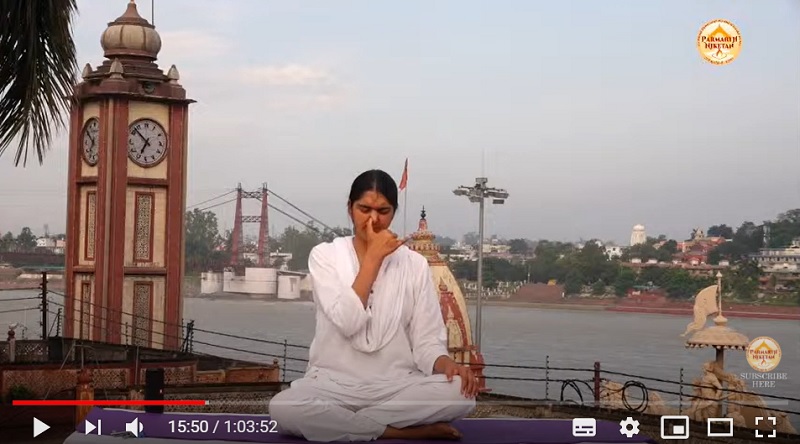 Parmath Niketan Morning Live Yoga