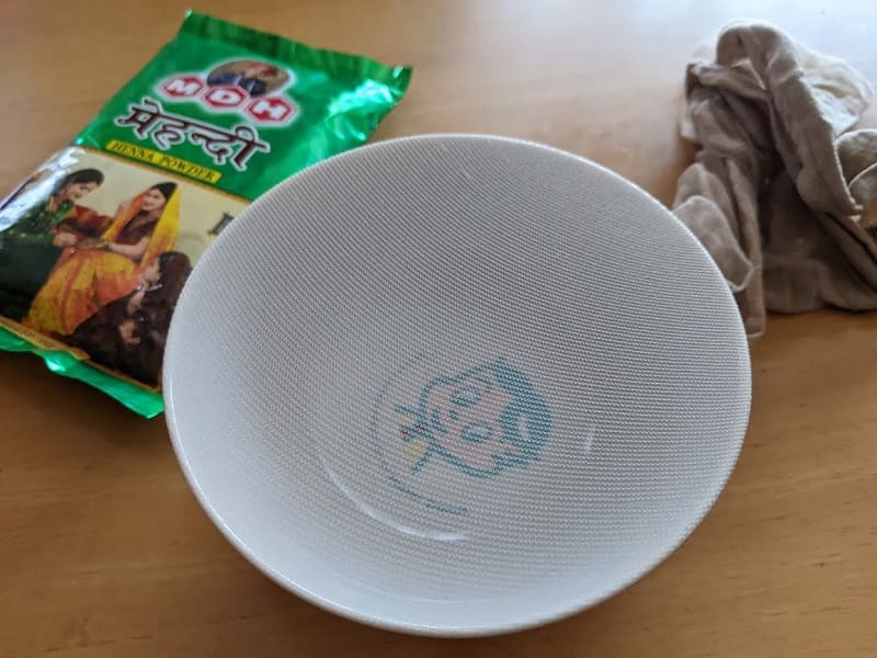 ヘナペーストの作り方①