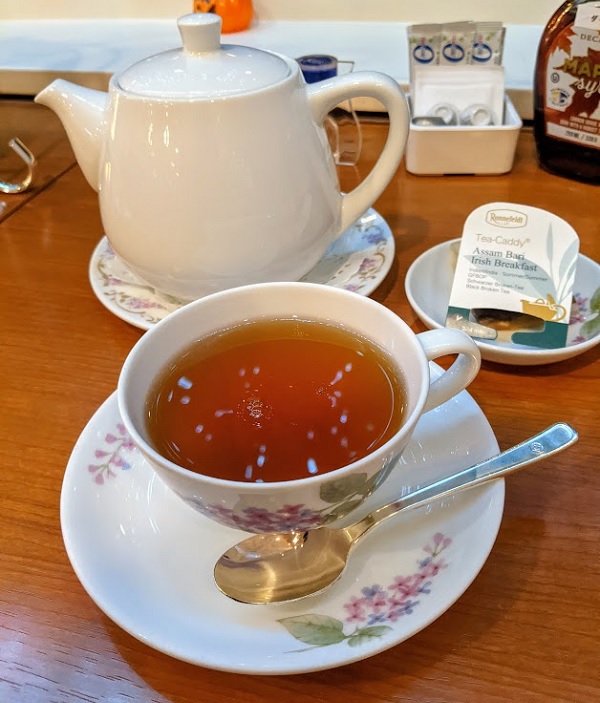 ニューオータニイン札幌のハロウィンアフタヌーンティー（紅茶）
