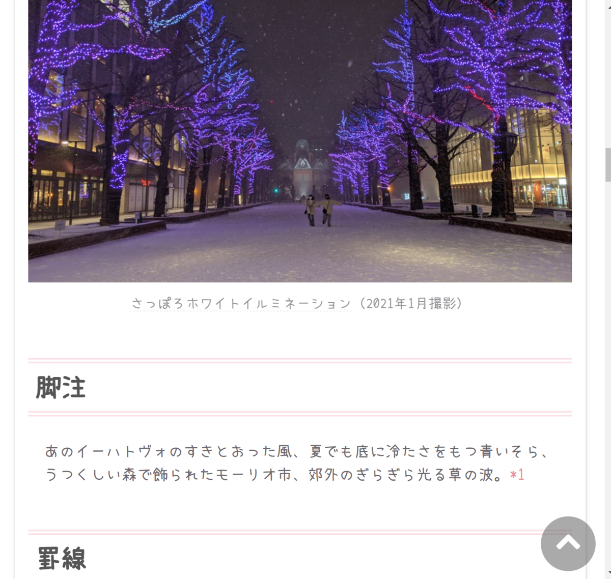 上に戻るボタン