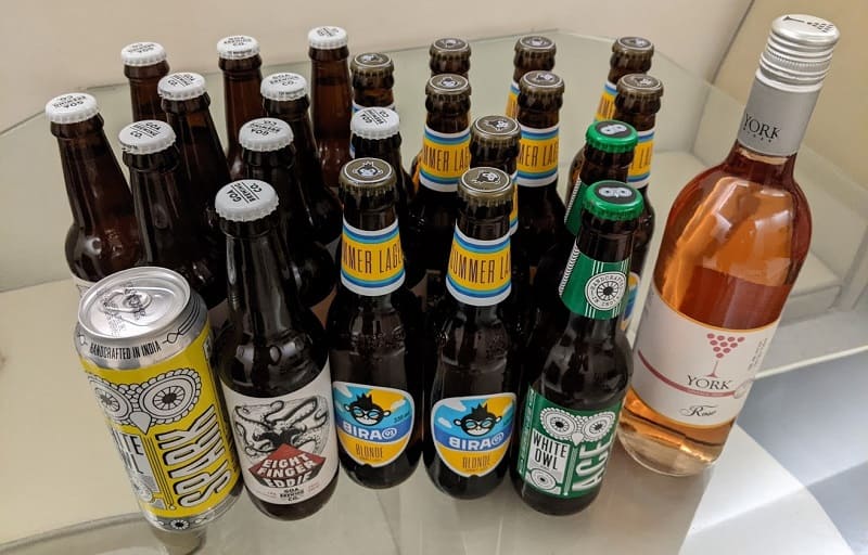 ロックダウン前に買い込んだお酒