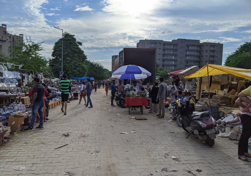 Banjara Marketの通り