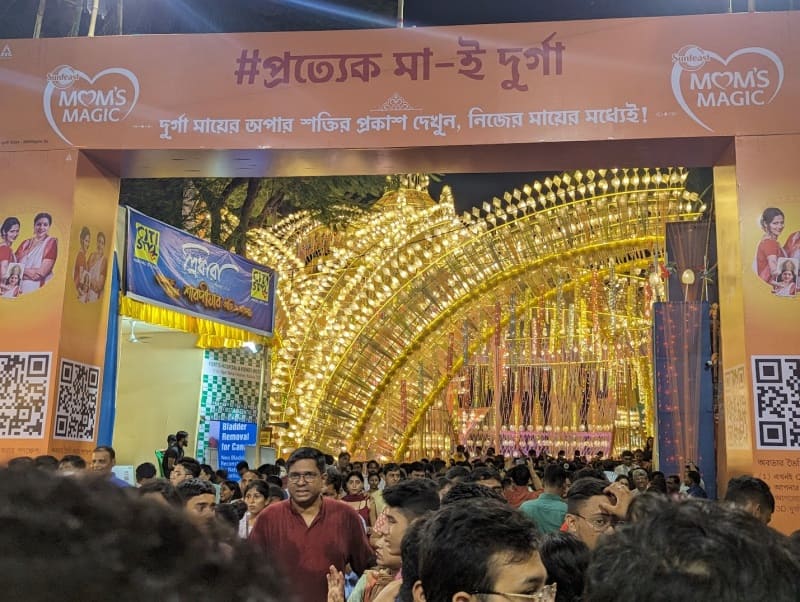 Tridhara Sammilani Durga Puja１