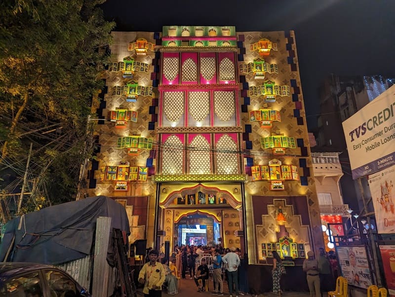 Singhi Park Sarbojanin Durga Puja１