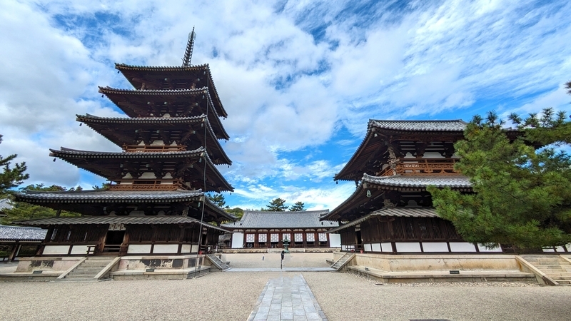 法隆寺式の伽藍配置