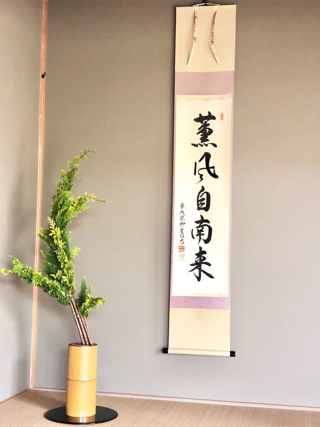 続きお薄と庭の茶花 はなもも茶道日記