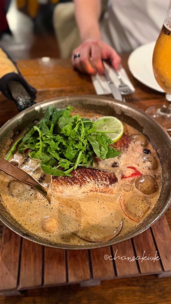 Atlantic wolffish pan