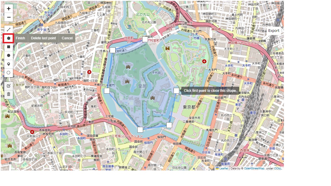【folium】地図上で描画した形状をgeojson形式で出力 - Pythonによるデータ分析・機械学習ブログ