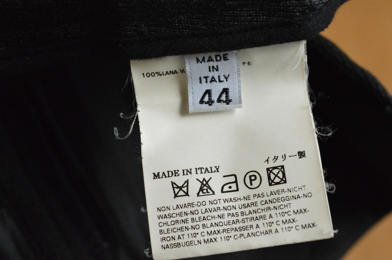 Martin Margiela ⑩ 06aw ウールスラックス - マルテン・ブログ