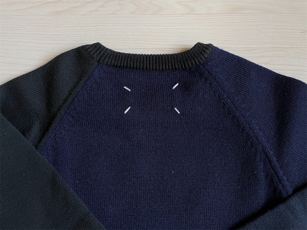 Maison Martin Margiela マルチカラーニット Martin Margiela ⑩ 00ss マルチカラー・生地切替ニット