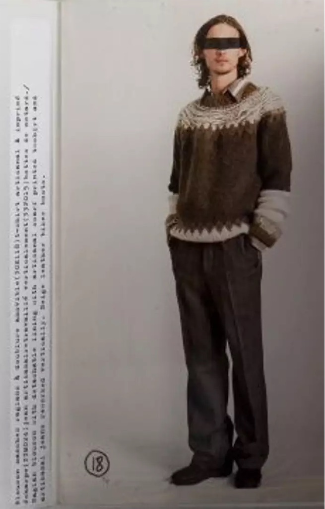 Martin Margiela ⓪⑩ 04aw 再構築ノルディック・ニット Martin Margiela ⓪⑩ 04aw 再構築ノルディック・ニット