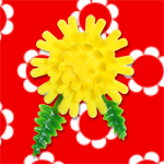 お刺身やお肉に乗っているアレ*造花の菊 お刺身やお肉に乗っているアレ*造花の菊