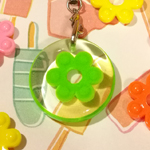 お花が可愛いアクリルパーツ [ イーザッカマニアストアーズ ]