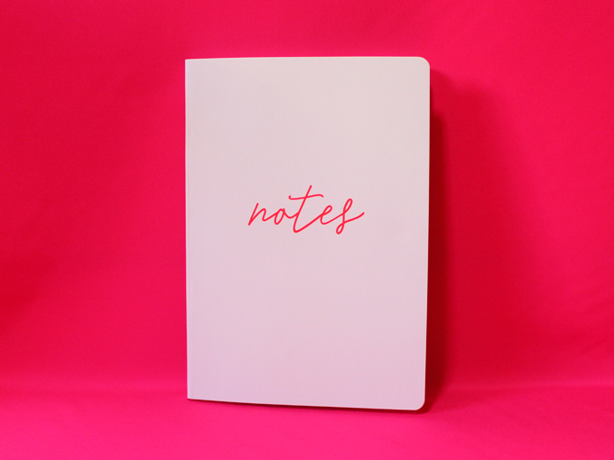 A5 LEATHER NOTEBOOK: WONDERFUL [ kikki.K ]