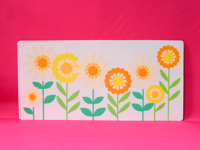 レトロなお花が可愛いフィルムステッカー [ Chocoholic