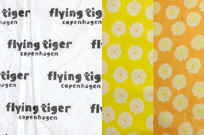 2019年5月＊フライングタイガーの可愛い包み紙 [ Flying Tiger ]