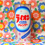 昔ながらのクレンザーのデザインが可愛い*ライオンホワイトクレンザー 昔ながらのクレンザーのデザインが可愛い*ライオンホワイトクレンザー